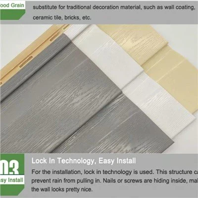 Zewnętrzna okładzina ścienna PCV Siding winylowy